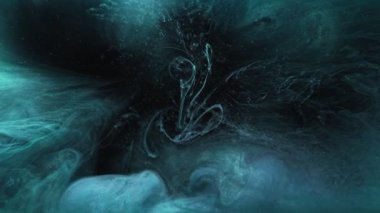 vapor motion overlay teal blue fume flow effect