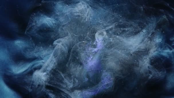Vapor nube superposición vapor de agua azul neblina flujo — Vídeo de stock