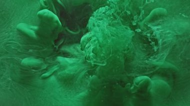 colored vapor overlay green liquid splash effect