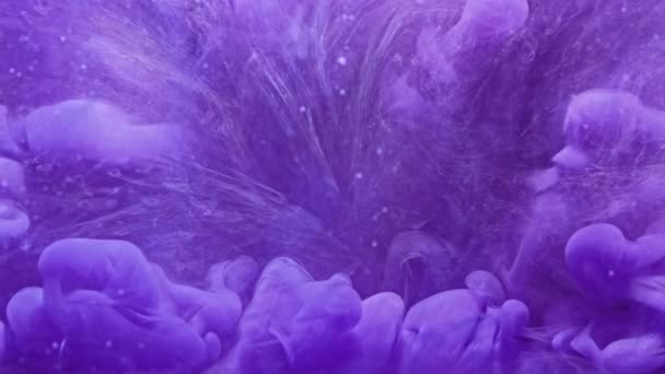 Steam motion background purple haze flow effect — Stockvideo