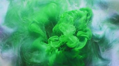colored vapor overlay green paint splash effect