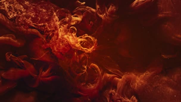 Blast flames background orange smoke motion effect — Stok video