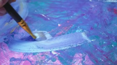 resim hobisi soyut sanat eserleri yaratmak