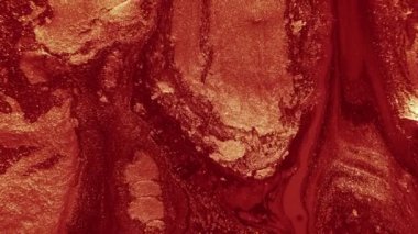 sıvı sanat parıltısı kestane rengi kırmızı boya akışı hareketi