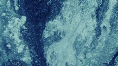 akrilik resim simleri hayali mavi sıvılar