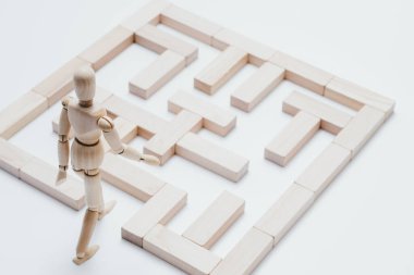 business strategy labyrinth articulated mannequin