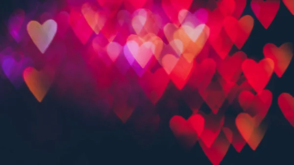 День Святого Валентина любов романтичні серця вітання — стокове фото