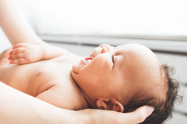 Infant happiness healthy childhood african baby — Stock fotografie