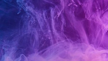 color steam motion smoke flow purple blue light