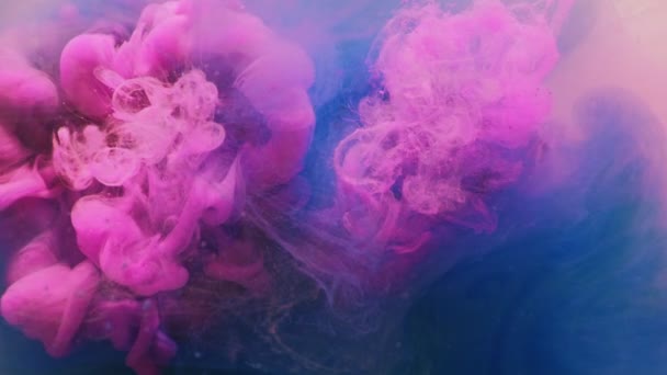 Color fog motion galaxy blue pink fume mix motion — 비디오