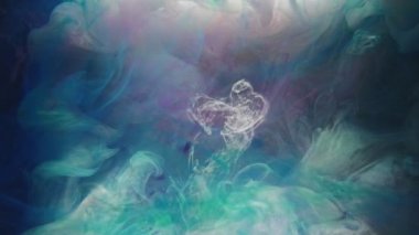 color steam motion mosaic blue pink smoke mix flow