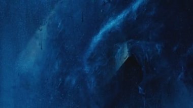 glitter fluid splash galaxy blue paint drip angle