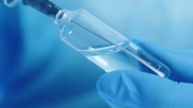 viral vaccines hands dosing syringe injection