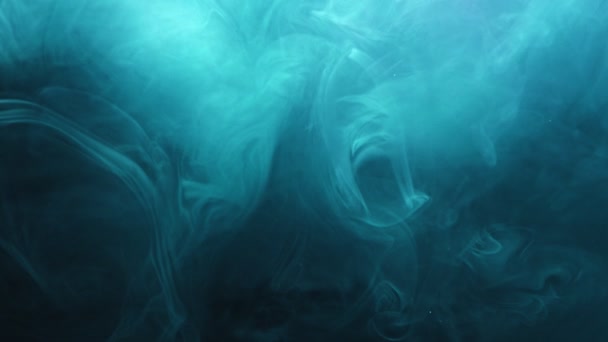 Flujo de vapor fondo azul vapor nube movimiento — Vídeos de Stock