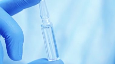 Uyuşturucu üreticisi teknisyen el eldiveni ampulü