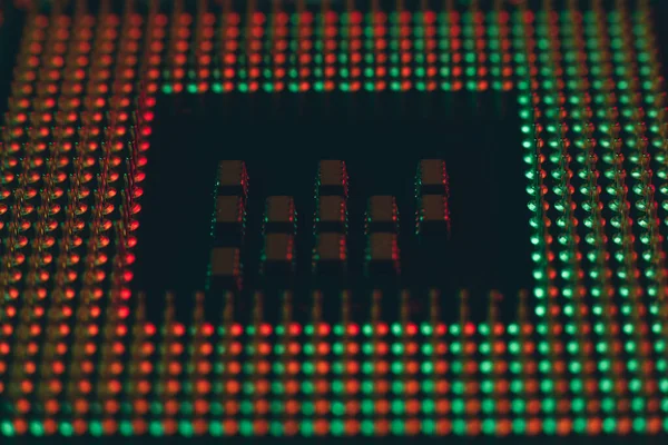 Elektronisk teknik datorkomponent cpu — Stockfoto