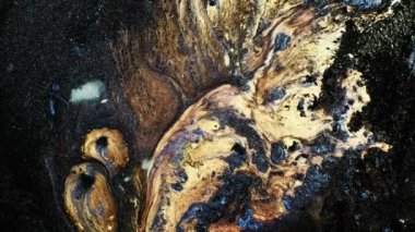 sıvı sanat parıltısı güneş ışığı bej mavi boya akışı