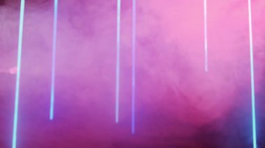 Neon ışıklı duman festivali Pembe duman mavisi
