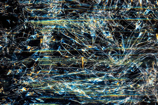 Zellophan abstrakter Hintergrund faltige Textur — Stockfoto