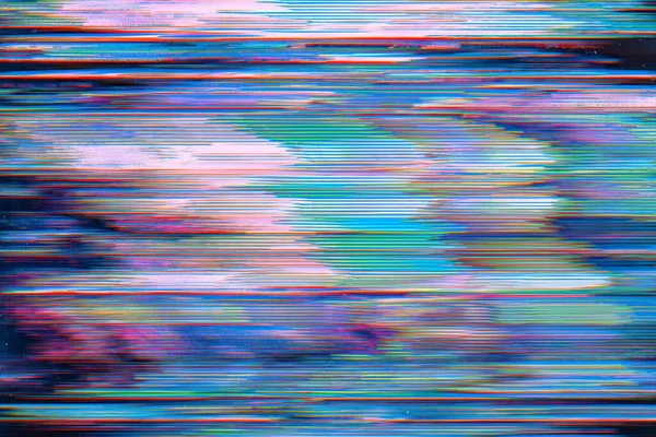 Colore gradiente sfondo rosa blu glitch design — Foto Stock