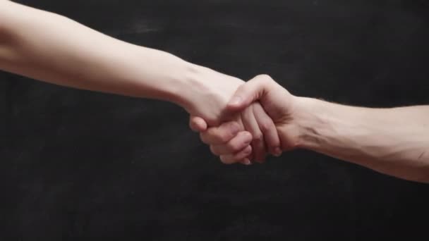 muž žena handshake pohlaví sada 3 gesto