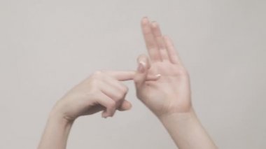provocative hand gesture fuck off hole set 3