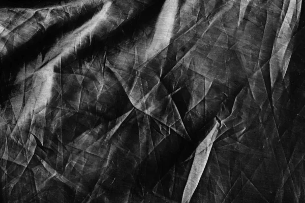 Vieux fond grunge ridée texture tissu noir — Photo