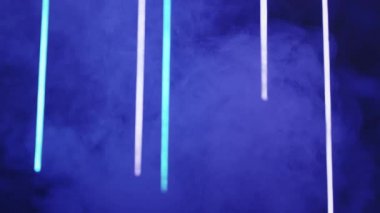 duman soyut arkaplan hayalet mavi neon ışıklar