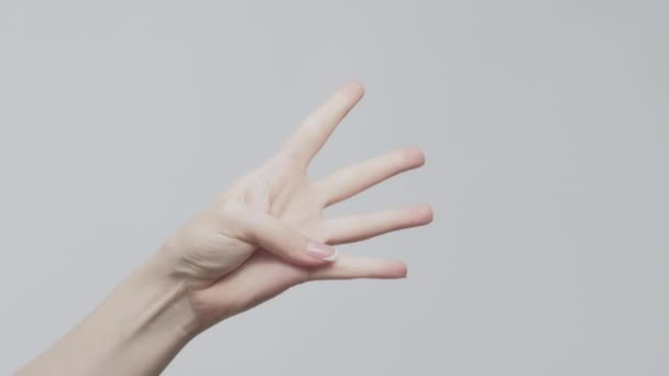 odpočítávací gesto ruční počítání 5 1 ukazující