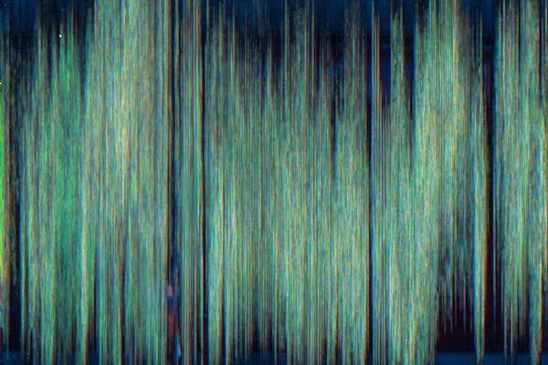 Vervorming achtergrond digitaal glitch groen patroon — Stockfoto