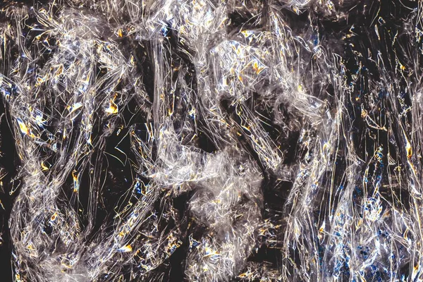 Cellophane abstrait fond plastique sac texture — Photo