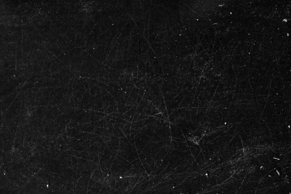 Toz çizikleri arka planda sıkıntılı film siyahı — Stok fotoğraf