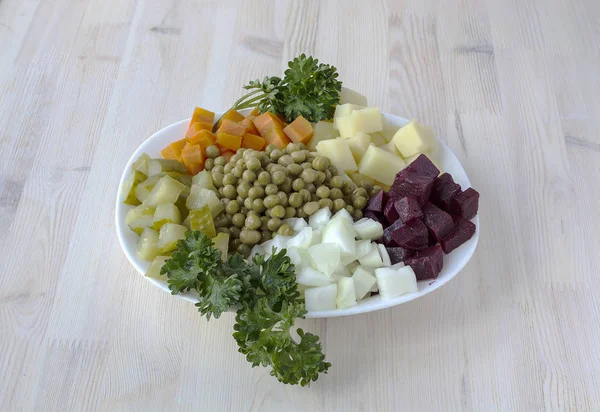 salata ve yolun hazırlık