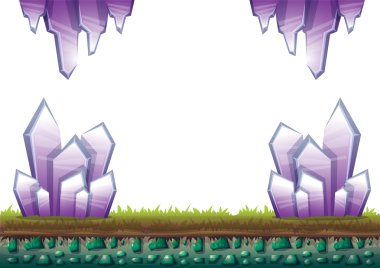 çizgi film vektör mayın oyunun hedefi ayrı katmanları ile