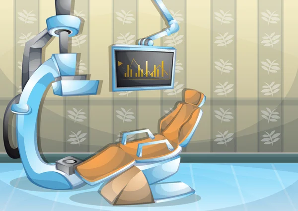 Desenho animado ilustração vetorial sala de cirurgia interior com camadas separadas —  Vetores de Stock
