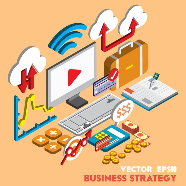 Illustration der Infografik SEO-Optimierungssymbole Set-Konzept — Stockvektor