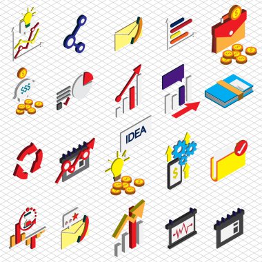 bilgi grafik seo optimizasyonu simgelerin illüstrasyon kavramı ayarla