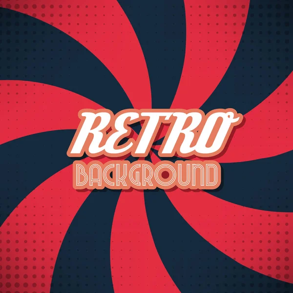 Velho retro estilo Vintage fundo Design Template — Vetor de Stock