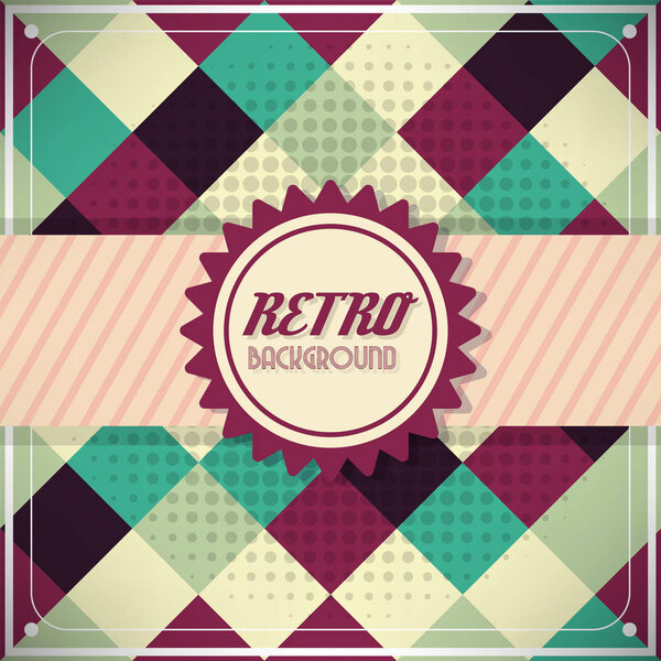 Old retro Vintage style background Design Template