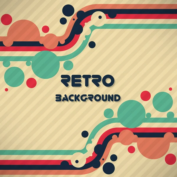 Velho retro estilo Vintage fundo Design Template — Vetor de Stock