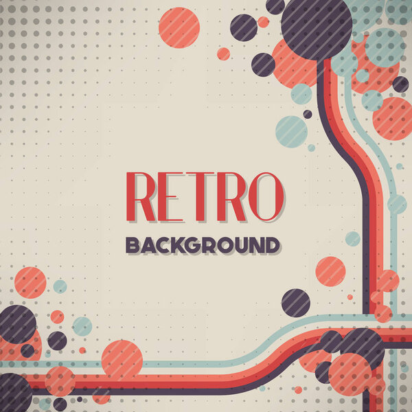 Old retro Vintage style background Design Template