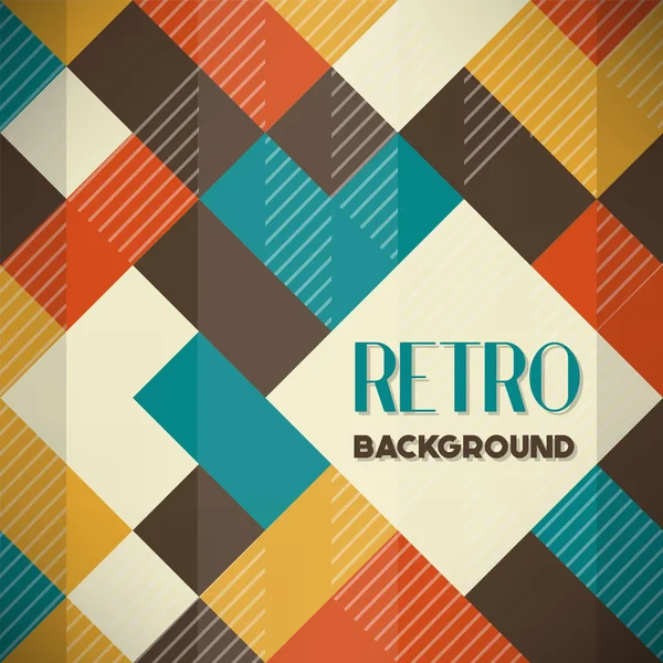 Old retro Vintage style background Design Template — Stock Vector