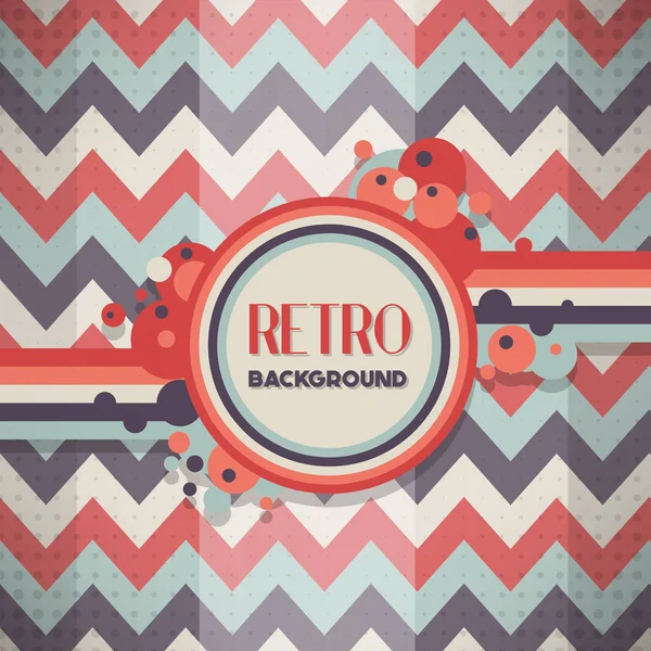 Vecchio retro stile Vintage sfondo Design Template — Vettoriale Stock