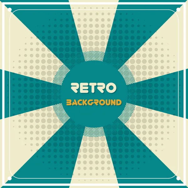 Old retro Vintage style background Design Template — Stock Vector