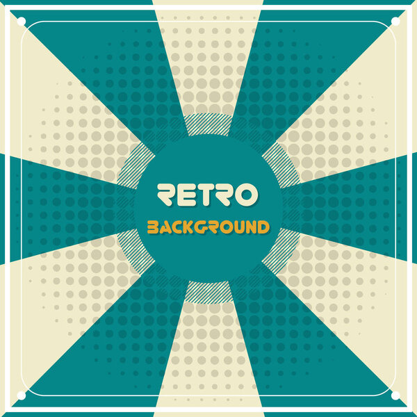 Old retro Vintage style background Design Template