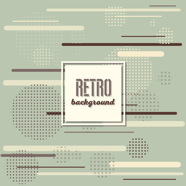 Old retro Vintage style background Design Template