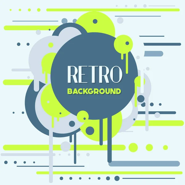 Old retro Vintage style background Design Template — Stock Vector