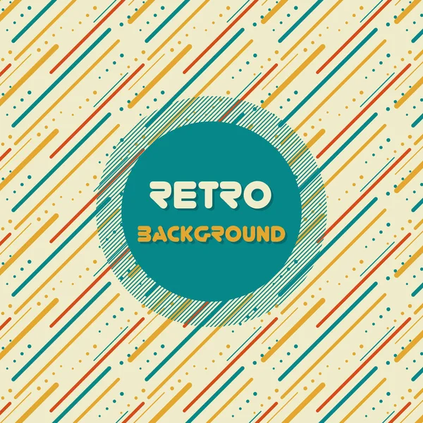 Vecchio retro stile Vintage sfondo Design Template — Vettoriale Stock