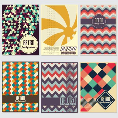 Eski retro Vintage stili arka plan tasarım şablonu