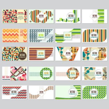 Eski retro Vintage stili arka plan tasarım şablonu